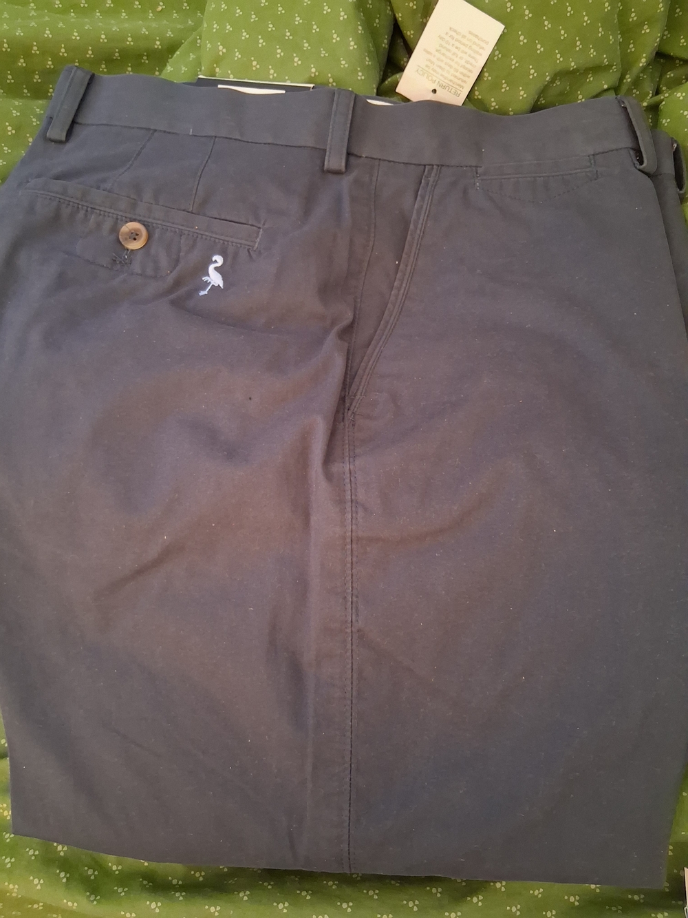 Tailorbyrd Men's NAVY Blue CHINO PANT NWT 36/30 Father's DAY Gift!